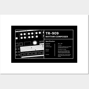 909 Drum Machine for Dawless Beatmaker and Musician Posters and Art